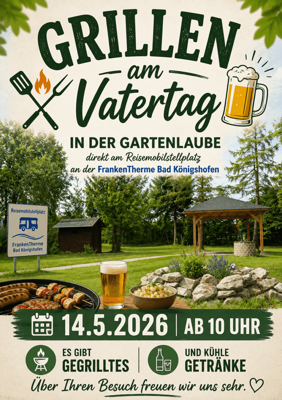 Grillen am Vatertag Foto