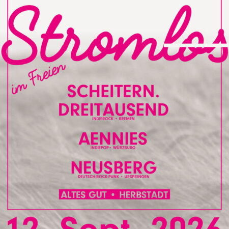 Stromlos im Freien