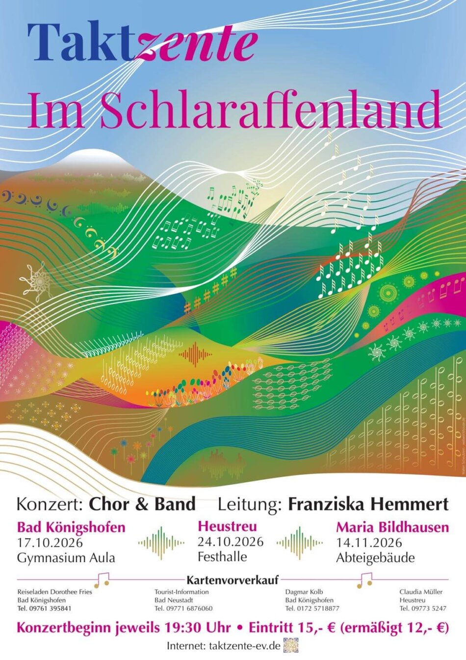Taktzente im Schlaraffenland Foto