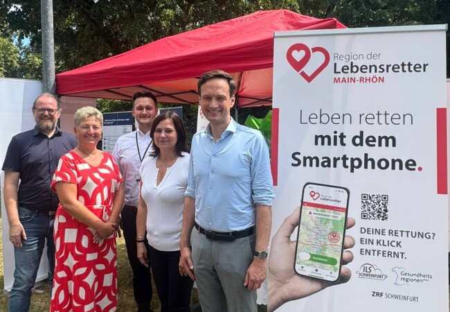 Ersthelfer-App „Region der Lebensretter“ für den Bereich Main-Rhön