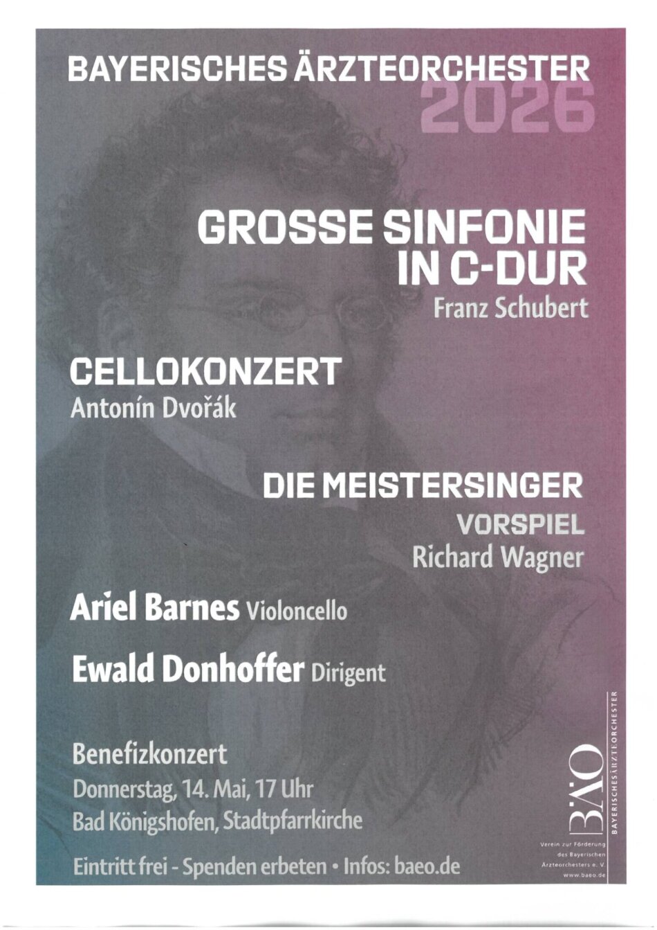 Benefizkonzert Bayerisches Ärzteorchester 2026 Foto