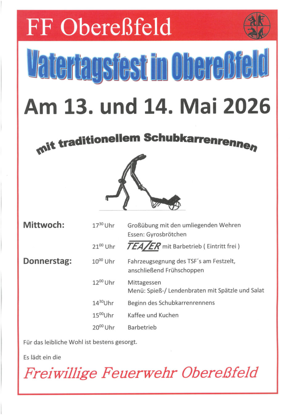 Vatertagsfest in Obereßfeld Foto