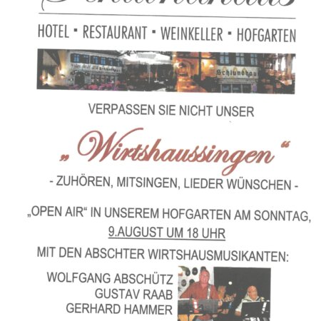 Wirtshaussingen