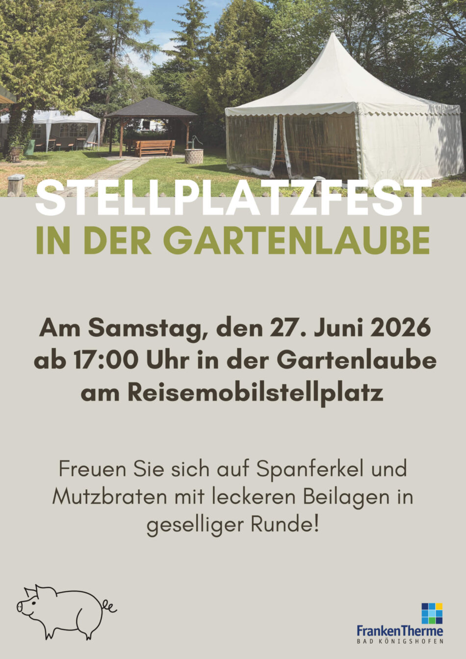 Stellplatzfest in der Gartenlaube Foto