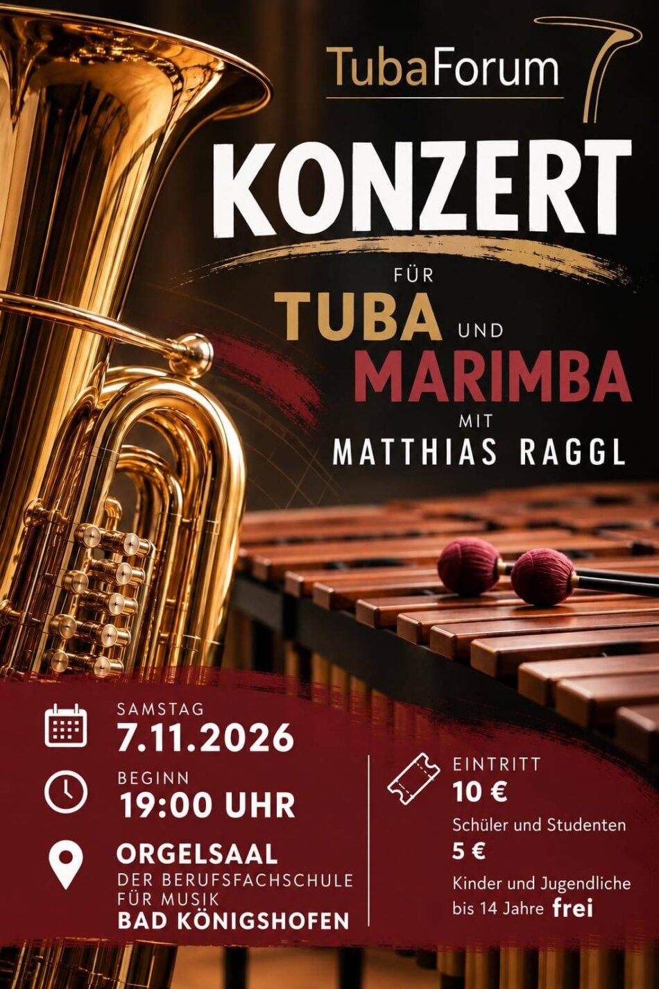 Konzert für Tuba und Marimba Foto