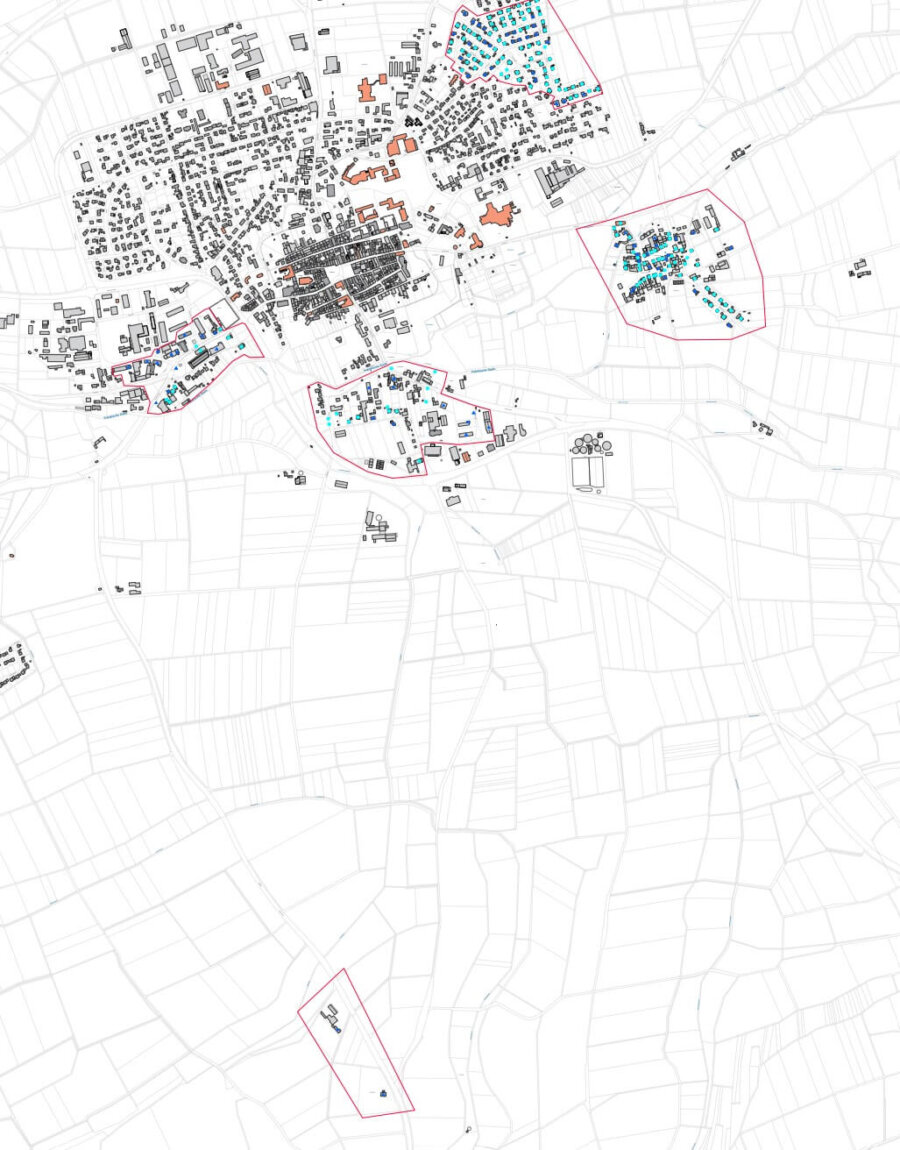Ausbaugebiete der BayGiBitR (Baubeginn April 2025)